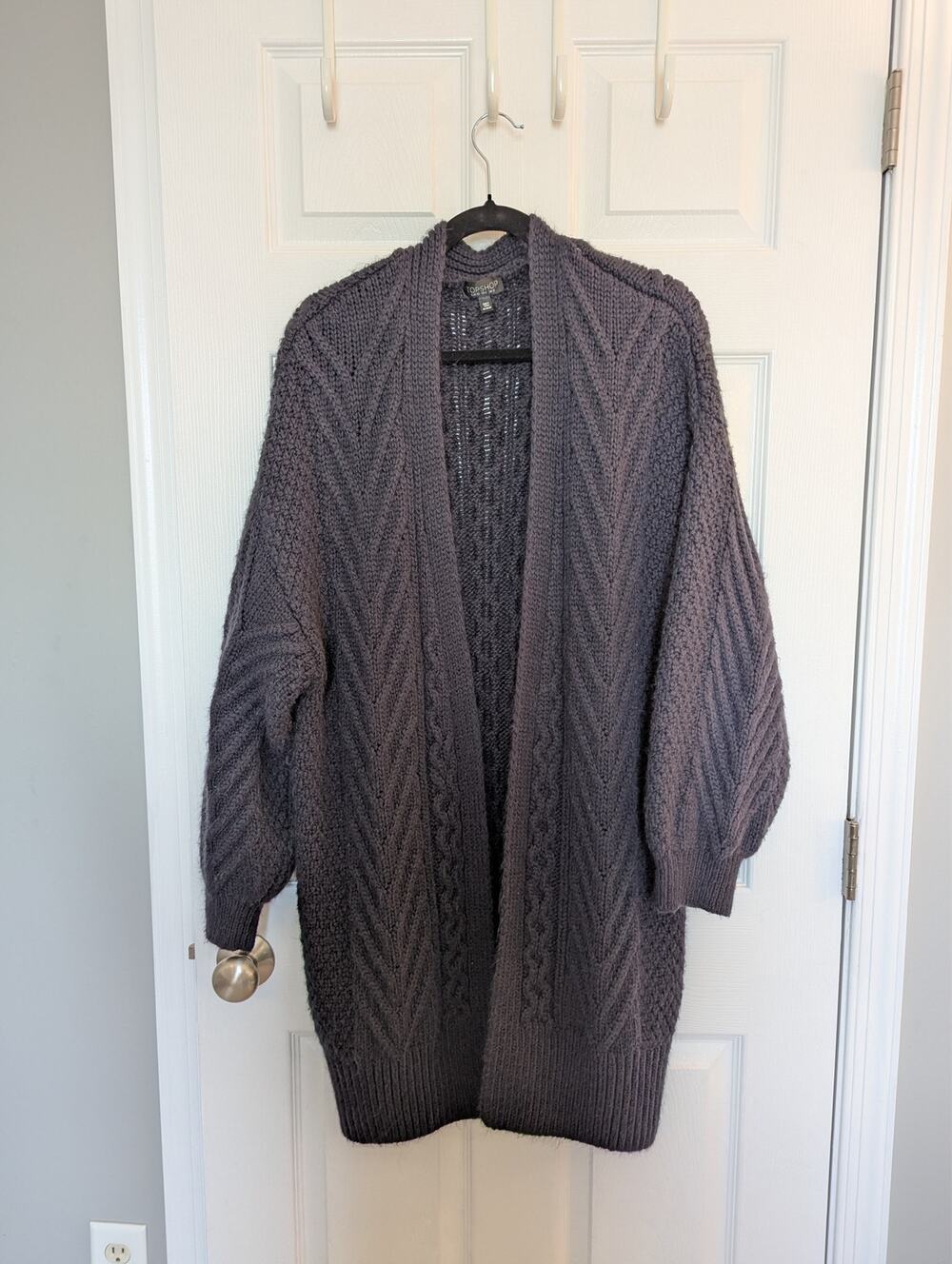 Topshop Navy Cardigan, us size 8